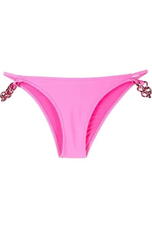 Moschino Badkläder, Dam, M, Kedja Logo Bikini Botten Rosa