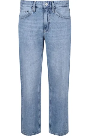 Calvin Klein Jeans, Herr, W32, Ljusblå Jeans Klassiska Fem Fickor