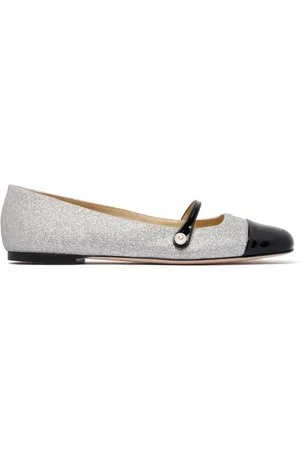 Jimmy Choo Skor, Dam, 39 EU, Svarta Platta Elisa Skor