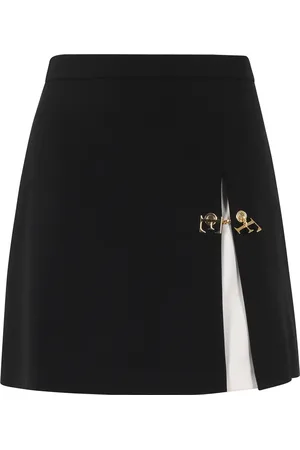 Elisabetta Franchi Kjol, Dam, L, Polyester, Stilfull plisserad kjol