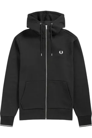 Fred Perry Sweatshirts & Hoodies, Herr, M, Stilren Sweatshirt för Män