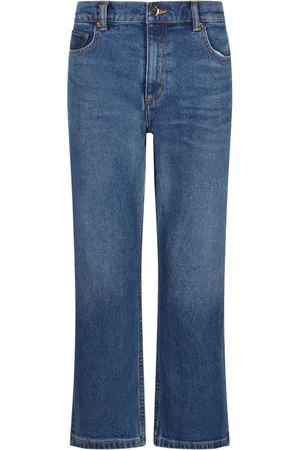 Tory Burch Jeans, Dam, W27, Denim, Blå Flare Jeans