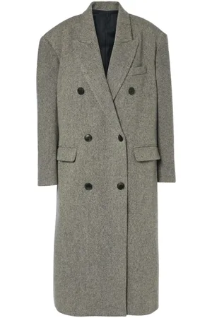Isabel Marant Kappa, Dam, M, Lexana Coat i svart/ecru