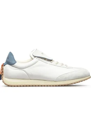 Barracuda Skor, Herr, 44 EU, Läder, Läder Sneakers med Ikonisk Orange Detalj
