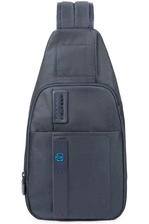 Piquadro Väska, Herr, ONE Size, Blå Axelväska med iPad Ficka
