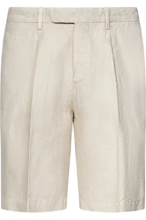 Boglioli Shorts, Herr, M, Linne, Linne Bermuda Shorts Ss25