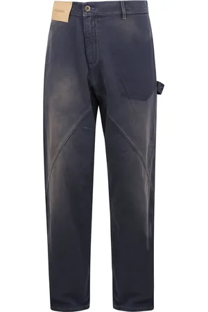 J.W.Anderson Jeans, Herr, W34, Bomull, Kurvad Söm Jeans