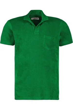 Orlebar Brown Topp, Herr, L, Bomull, Klassisk Bomullspolo