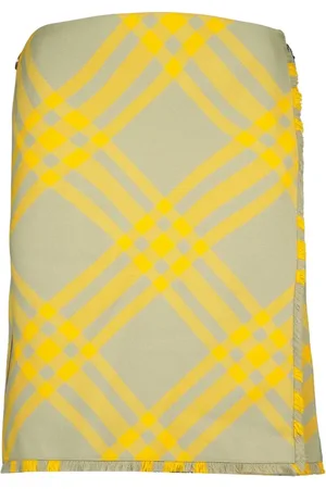 Burberry Kjol, Dam, S, Ull Kiltkjol för Kvinnor