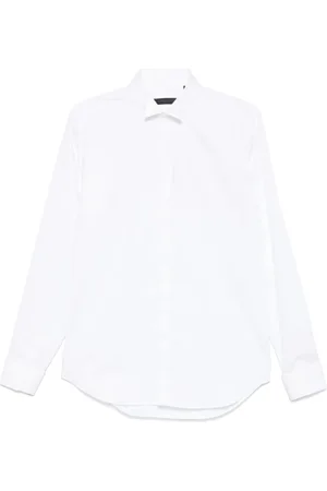corneliani Skjorta, Herr, L, Bomull, Vit Skjorta för Män