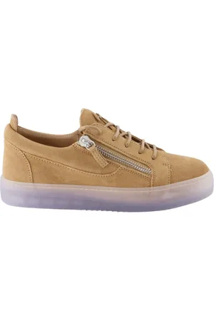 Giuseppe Zanotti Skor, Herr, 40 EU, Mocka, Mocka Snörning Dragkedja Sneakers