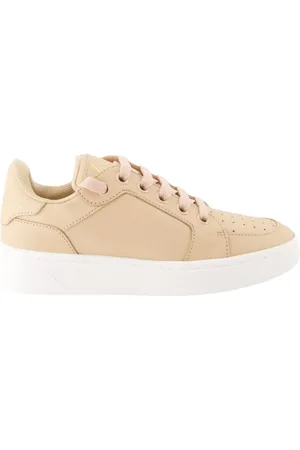 Giuseppe Zanotti Skor, Dam, 35 EU, Läder, Lädersneakers med snörning och logotyp