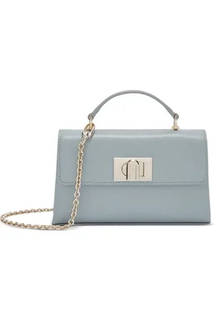 Furla Väska, Dam, ONE Size, Läder, Grå Mini Crossbody-väska