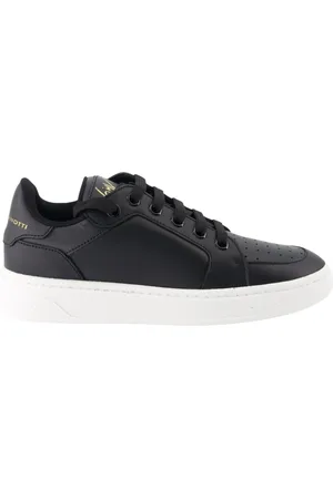 Giuseppe Zanotti Skor, Dam, 36 EU, Läder, Svarta läder sneakers med snörning