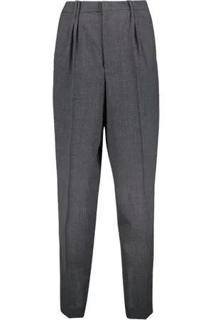 Dior Byxor, Herr, M, Slim Fit Ullbyxor med Veck