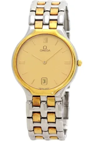 Omega Pre-owned, Herr, ONE Size, Pre-owned Rostfritt stal klockor