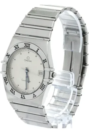 Omega Pre-owned, Herr, ONE Size, Pre-owned Rostfritt stal klockor