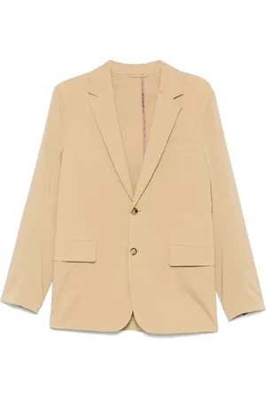 Paul Smith Jacka, Herr, L, Läder, Beige ytterkläder jacka för män