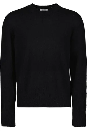 OFF-WHITE Stickade tröjor & koftor, Herr, S, Mohair Arrow Rund Hals Tröja