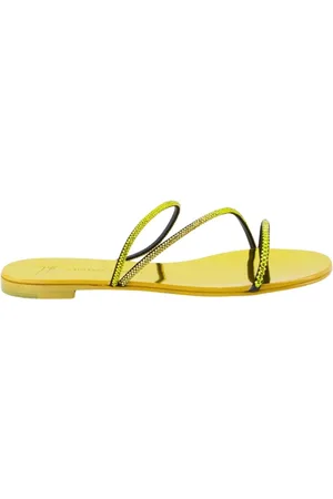 Giuseppe Zanotti Skor, Dam, 39 EU, Läder, Julianne Läder Sandaler med Strass