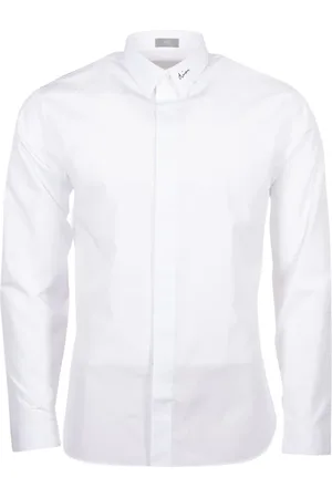 Dior Skjorta, Herr, M, Bomull, Klassisk Vit Skjorta