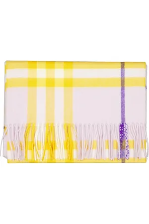 Burberry Accessoarer, unisex, ONE Size, Kashmir, Kashmir Vintage Check Fransad Halsduk