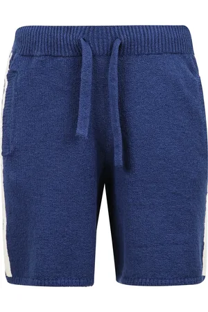 LANEUS Shorts, Herr, M, Randig Stickad Bermuda Shorts