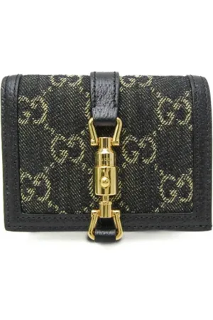 Gucci Pre-owned, Dam, ONE Size, Denim, Pre-owned Laeder plnbcker