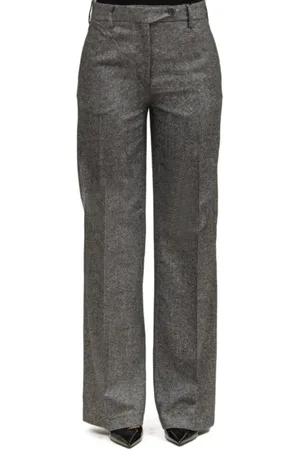 Nº21 Byxor, Dam, L, Melange Wide Leg Wool Pants