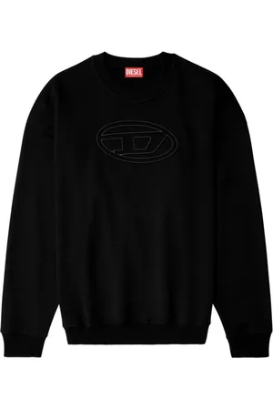 Diesel Sweatshirts & Hoodies, Herr, L, Bomull, Stilren Tröja