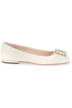 Roger Vivier Skor, Dam, 36 EU, Läder, Kristallspänne Ballerina Skor