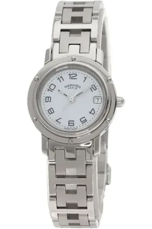 Hermès Pre-owned, Dam, ONE Size, Pre-owned Rostfritt stal klockor