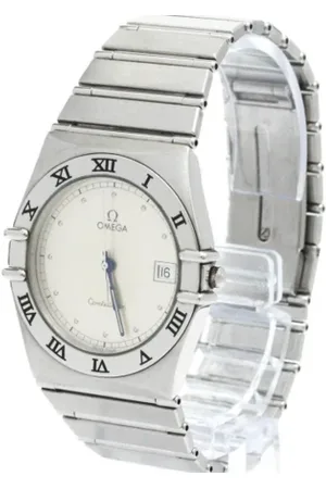 Omega Pre-owned, Herr, ONE Size, Pre-owned Rostfritt stal klockor