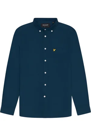 Lyle & Scott Skjorta, Herr, L, Bomull, Plain Oxford Skjorta