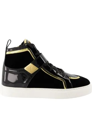 Giuseppe Zanotti Skor, Dam, 36 EU, Läder, Läder och Mocka Snörskor i två färger