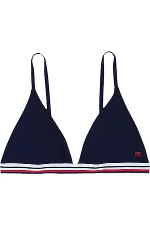 Tommy Hilfiger Badkläder, Dam, M, Nylon, Triangel Bikini Topp med Avtagbar Vaddering