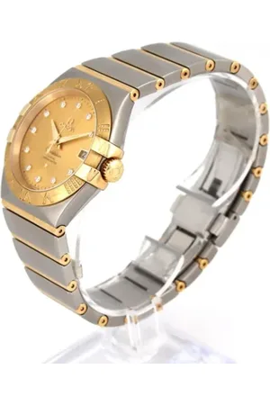 Omega Pre-owned, Herr, ONE Size, Pre-owned Rostfritt stal klockor