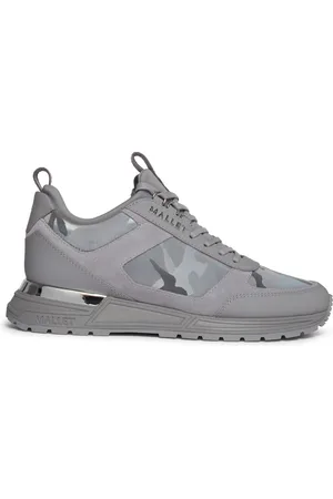 Mallet Skor, Herr, 40 EU, Läder, Grå Camo Lätt Sneaker