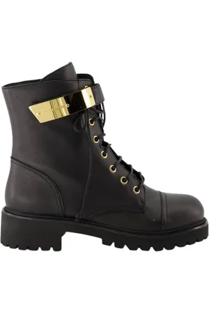 Giuseppe Zanotti Skor, Dam, 37 EU, Läder, Snörstövlar med rund tå