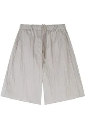 TELA Shorts, Dam, 2Xs, Bomull, Präglad bomull Bermuda shorts