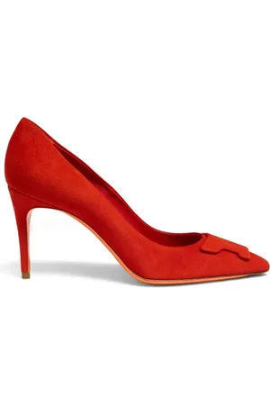 santoni Skor, Dam, 38 1/2 EU, Läder, Högtopp lädersneakers