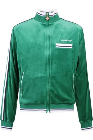 Casablanca Sweatshirts & Hoodies, Herr, L, Bomull, Velour Track Jacket