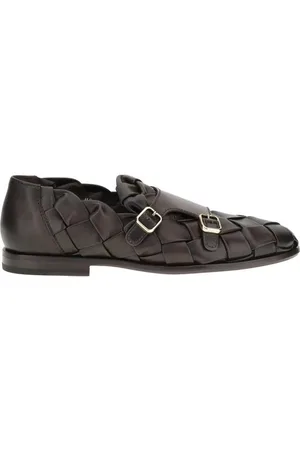 santoni Skor, Herr, 40 EU, Läder, Vävd Weave Loafers