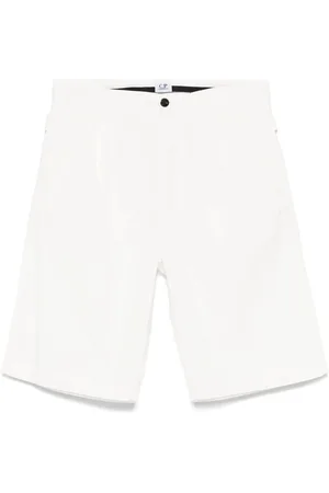 C.P. Company Shorts, Herr, XL, Bomull, Vita bomull Bermuda shorts