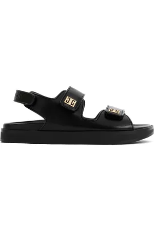 Givenchy Skor, Dam, 39 EU, Läder, Svarta Lädersandaler