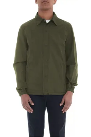 HERNO Jacka, Herr, 3Xl, Nylon, Grön Nylon Overshirt Jacka