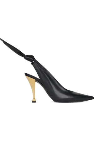 Givenchy Skor, Dam, 36 EU, Svarta Slingback Pumps Elegant Bågdetalj