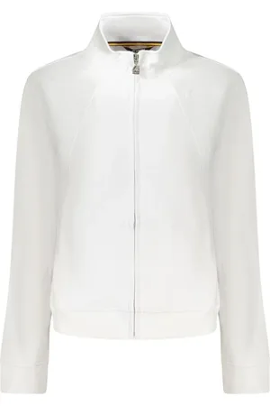 K-Way Jacka, Dam, L, Bomull, Vit Bomull ZipUp Track Jacket