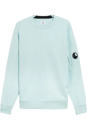 C.P. Company Sweatshirts & Hoodies, Herr, S, Bomull, Linsdetalj Sweatshirt