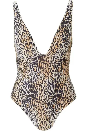 Melissa Odabash Badkläder, Dam, XS, Gepard baddräkt V-ringad SPF 50+